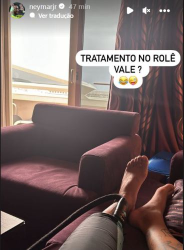 A publicação realizada por Neymar no Instagram (Reprodução: Instagram)