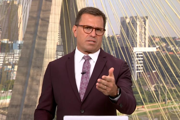 Rodrigo Bocardi se revolta ao vivo no ‘Bom Dia Brasil’ e pega colegas de surpresa