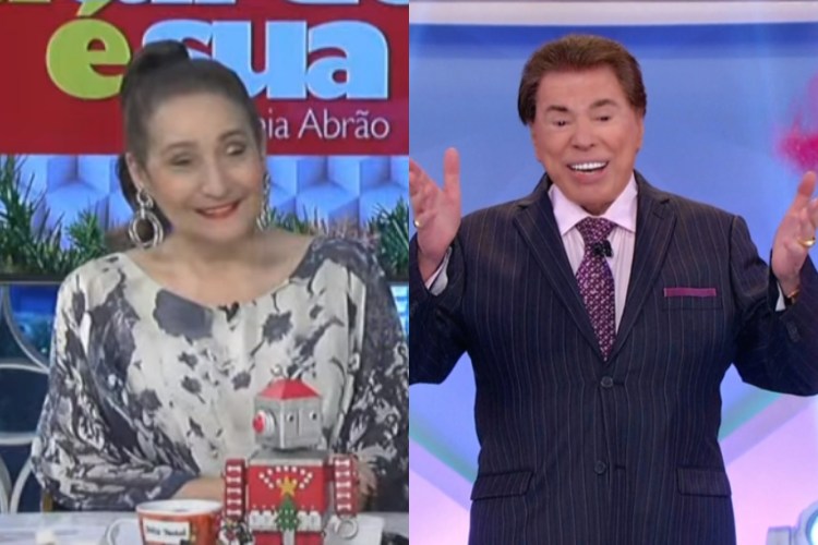 Sonia Abrão e Silvio Santos (Foto: Reprodução: RedeTV!/SBT)