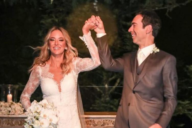 Ticiane Pinheiro comemora seis anos de casamento com Cesar Tralli: ”Te amo muito”