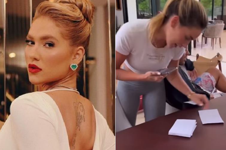 Virgínia distribui envelopes com dinheiro para sua equipe: ”Mamãe Noel”