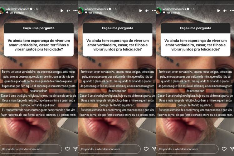 Whindersson Nunes interagindo com os fãs (Reprodução: Instagram)