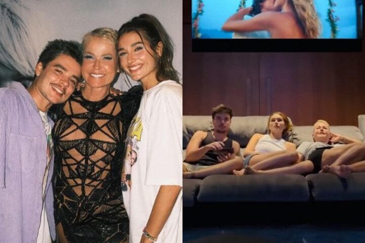 Xuxa, João e Sasha Xuxa, João e Sasha