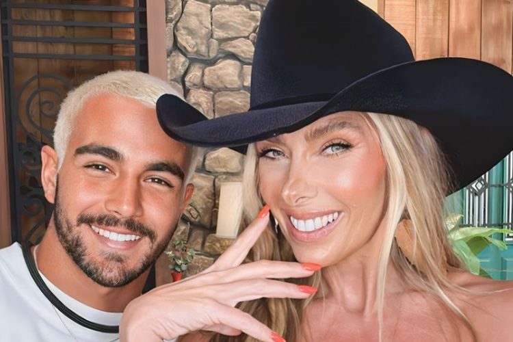 Adriane Galisteu posa com Yuri Meirelles após eliminação do modelo: “desejo muita sorte”