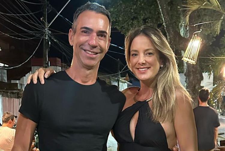 Curtindo férias na Bahia, César Tralli declara amor por Ticiane Pinheiro: “sempre namorados”