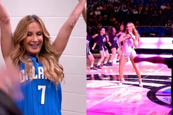 Claudia Leitte Claudia Leitte na NBA - Foto: Instagram