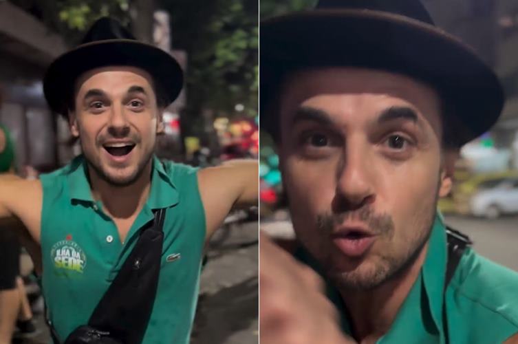Ex-ator da Globo que surgiu vendendo cerveja na rua ganha kombi e comemora: ”Anjo”