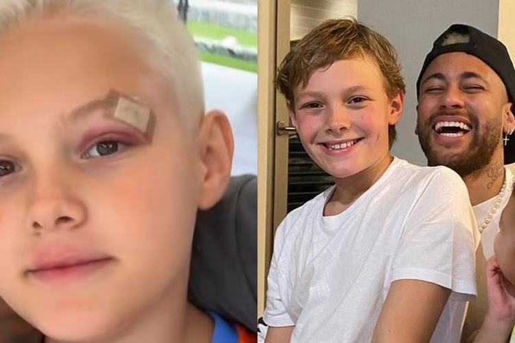 Neymar expõe susto após Davi Lucca sofrer acidente