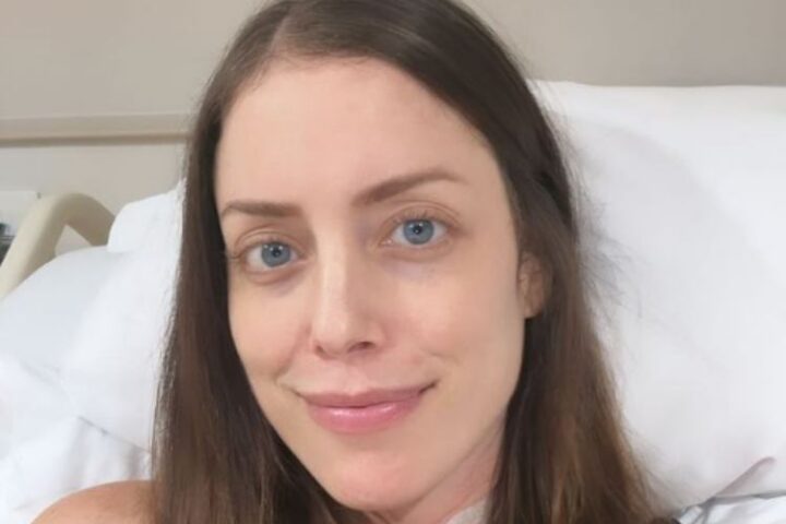 Fabiana Justus no hospital (Reprodução: Instagram)