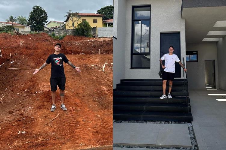 Felipe Prior constrói casa de luxo em São Paulo: ”Obrigado Deus”