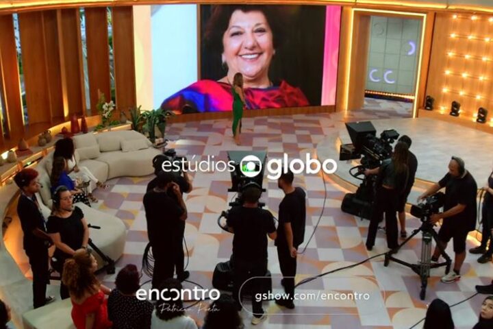 Fim do Encontro de hoje em homenagem a Jandira Martini - Foto: TV Globo