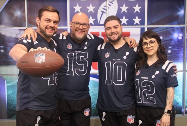 Napoleão de Almeida,  Marcelo do Ó, Gabriel Golim e Pathy dos Reis - Foto:  Divulgação RedeTV!