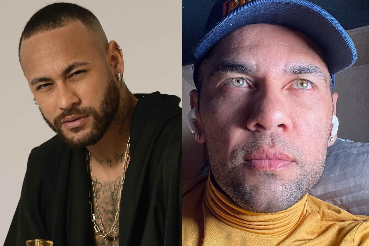 Neymar teria ajudado Daniel Alves a pagar multa de aproximadamente R$ 800 mil, diz site