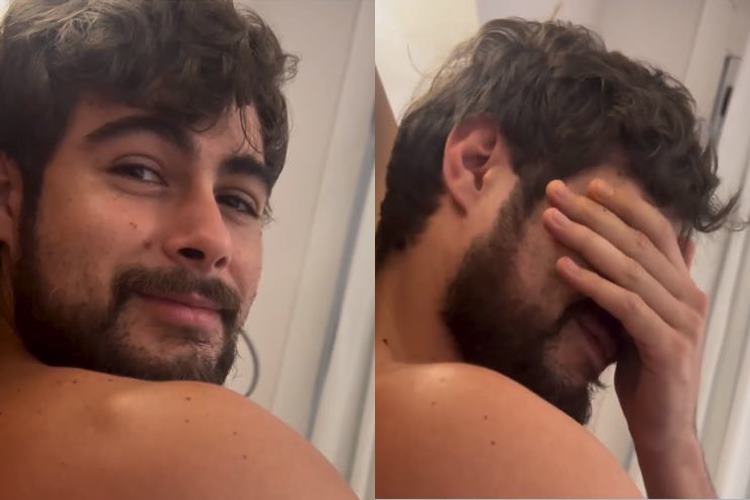 Rafael Vitti vai às lagrimas durante exame e Tatá Werneck reage: “Tadinho”