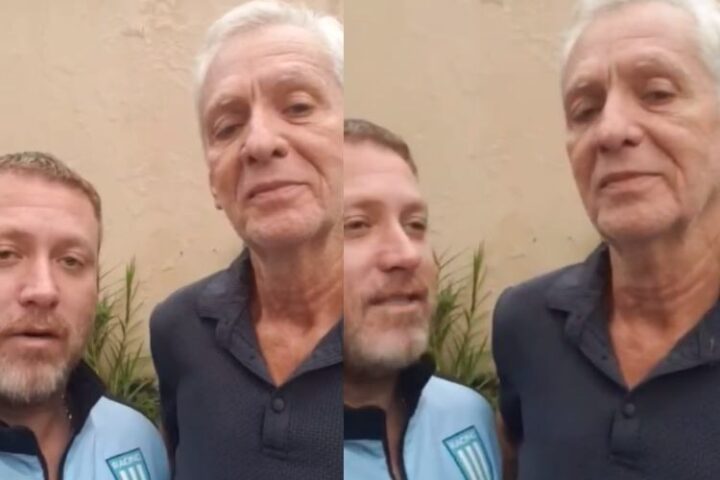 Sergio Hondjakoff e o pai (Reprodução: Instagram)