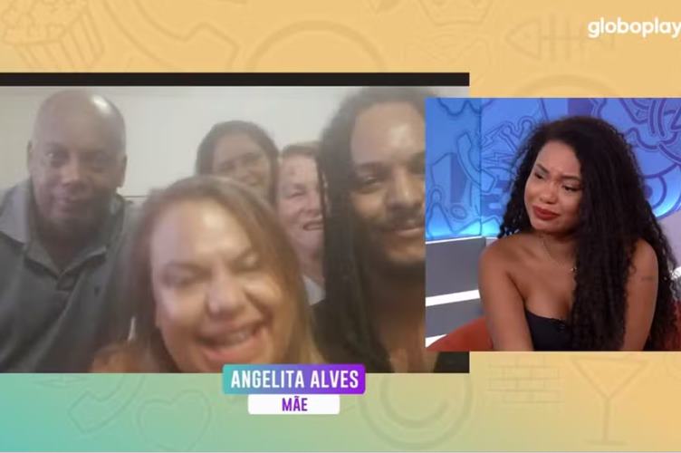 Thalyta vai às lágrimas e se desculpa com o pai no ‘Bate Papo BBB’