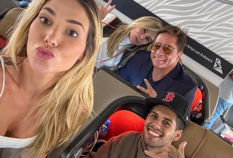 Grávida, Virginia Fonseca viaja com os sogros para realizar sonho de Leonardo: “muito especial”