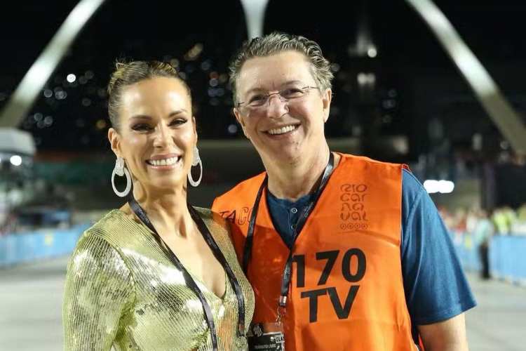 Ana Furtado se declara para Boninho após Carnaval no Rio de Janeiro: “Meu amor e parceiro”