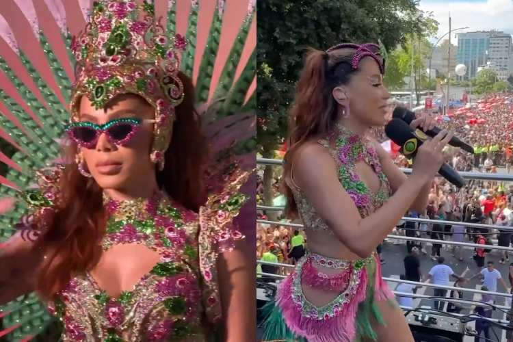 Anitta mostra bastidores de seu Carnaval com rotina corrida: “Dia longo”