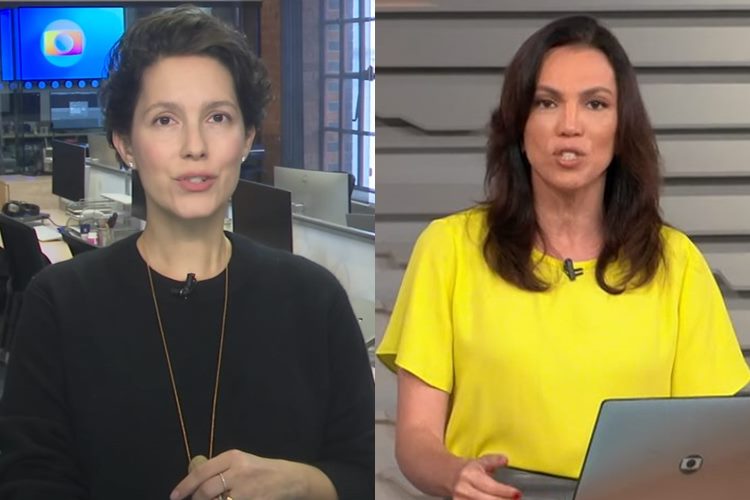 Cecília Malan comete gafe e Ana Paula Araújo corrige colega ao vivo no ‘Bom Dia Brasil’