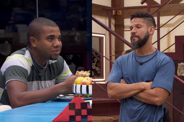 BBB24: Davi deseja ‘boa sorte’ para Juninho por causa do Paredão e brother não aceita
