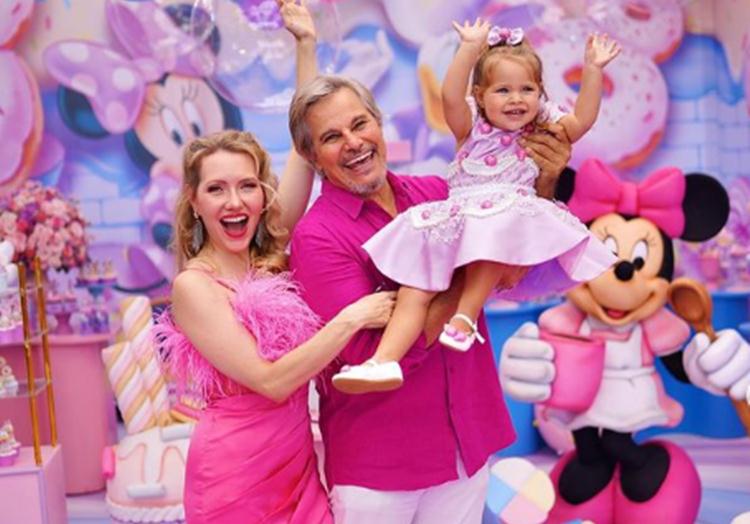 Edson Celulari com a mulher e a filha - Instagram
