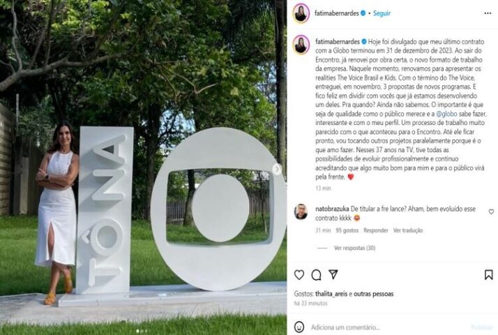 Fatima Bernardes (Foto: Reprodução Instagram)