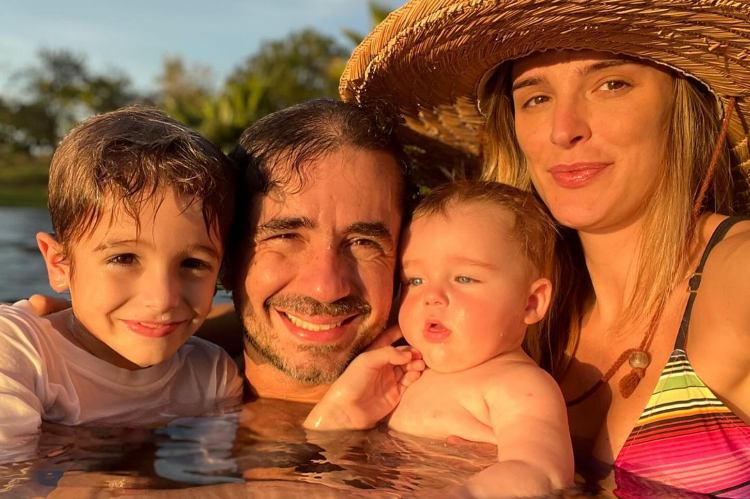 Felipe Andreoli ganha homenagem de aniversário da esposa Rafa Brites após revelação no ‘Mais Você’