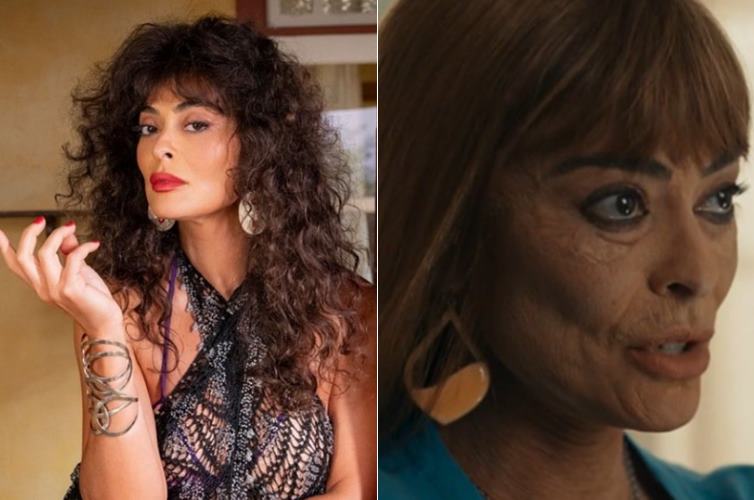 Juliana Paes surge ‘mais velha’ em ‘Renascer’ e vira piada na web: ”Usou a base da Virgínia”