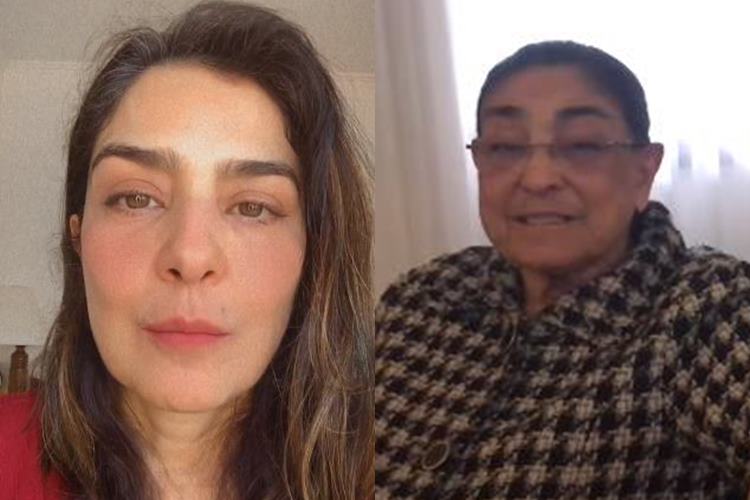 Letícia Sabatella revela internação da mãe em postagem emocionante