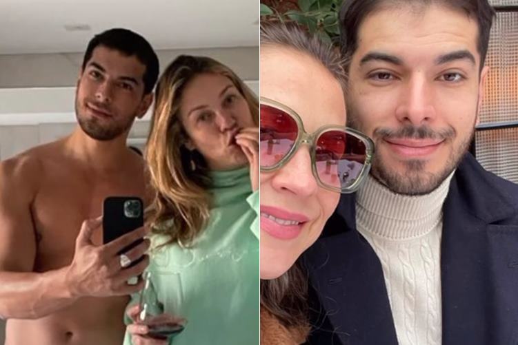 Luana Piovani mostra fotos inéditas ao lado do namorado: ”Me encontra”