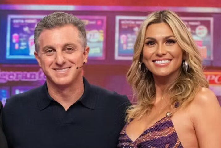 Luciano Huck e Lívia Andrade - Foto: Globo/Paulo Belote