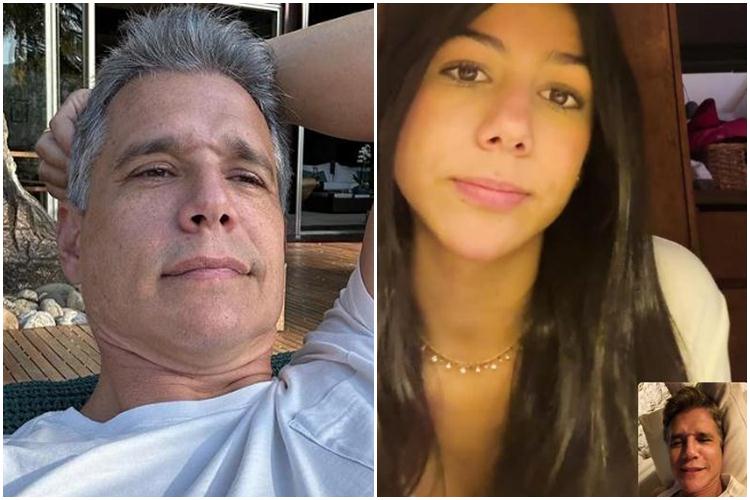Márcio Garcia reflete sobre distância da filha: “Saudade”
