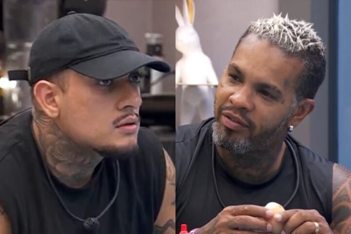 BIn Laden e Rodriguinho conversando (Reprodução: TV Globo)