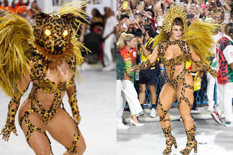 Paolla Oliveira fala sobre fantasia que usou no Carnaval deste ano: ”Virei onça mesmo”