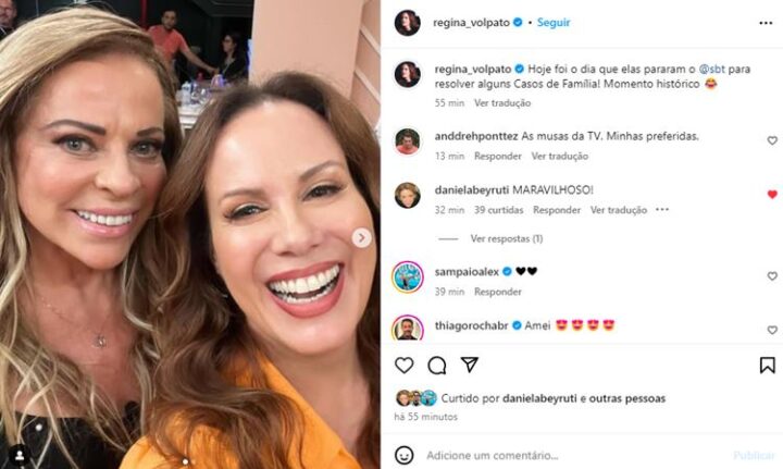 Post de Regina com Christina
