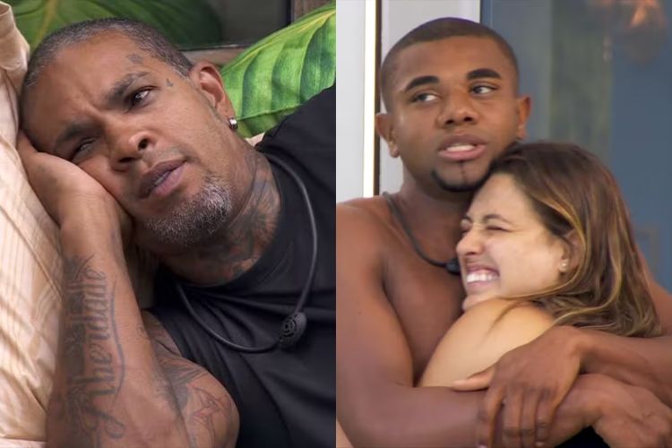 BBB24: Rodriguinho analisa proximidade entre Davi e Beatriz e dispara: “Eles estão colados”