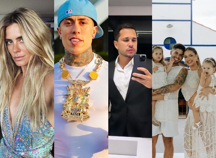 Artistas celebram revelação de sexo do terceiro filho de Virginia Fonseca e Zé Felipe