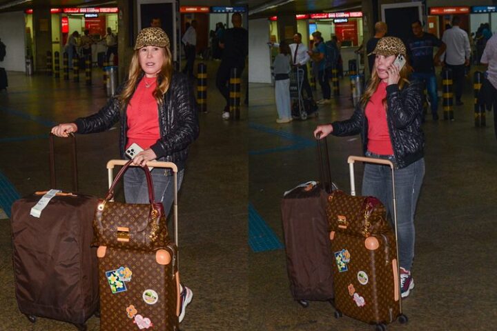 Zilu Godoi chega ao Brasil - Foto: Araújo/Agnews