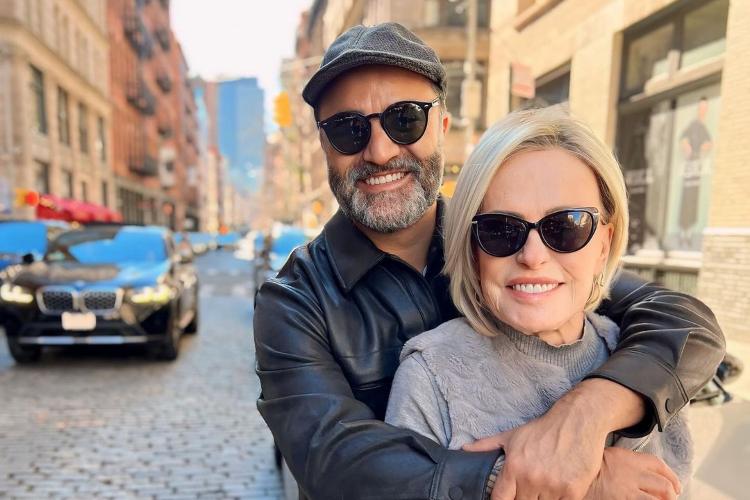 Ana Maria Braga mostra álbum de fotos em férias com o namorado pelos EUA e recebe elogio de famosas