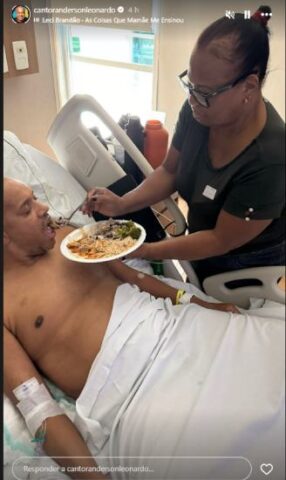 O story publicado no Instagram do cantor (Reprodução: Instagram)