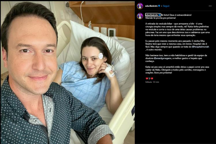 Eduardo Ribeiro, jornalista da Record, desabafa após esposa passar por ...