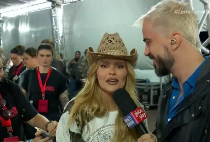 Luísa Sonza e Guilherme Guedes Foto Multishow