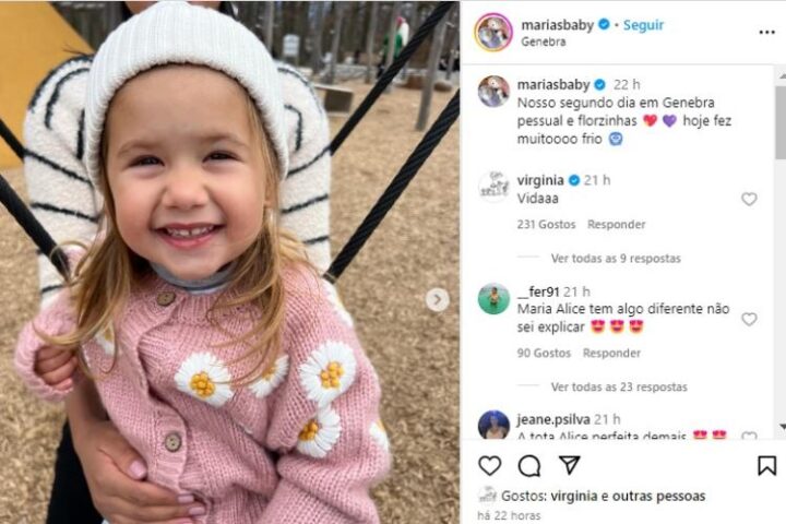 Maria Alice (Reprodução: Instagram)