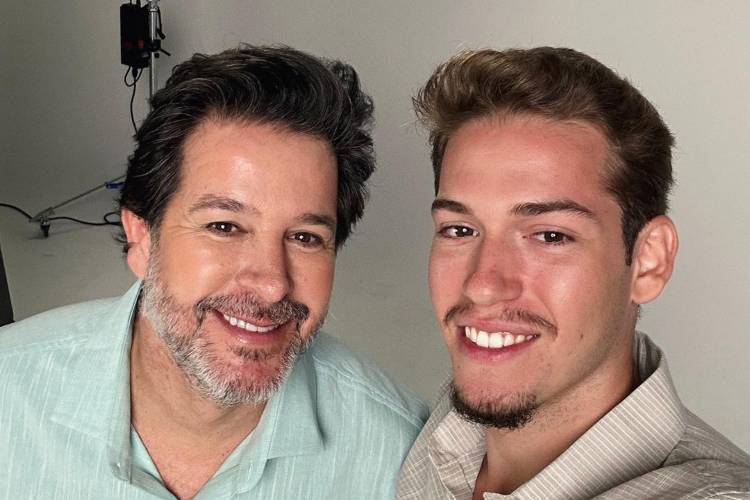 Murilo Benício posta foto com Pietro, seu filho com Giovanna Antonelli, e seguidores reagem: “O clone da vida real”