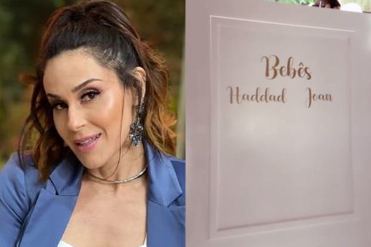 Grávida, Nadja Haddad ganha lindo presente e se emociona: “maravilhoso”