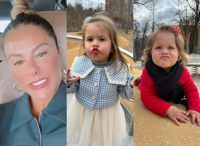 Poliana Rocha, Maria Alice e Maria Flor (Reprodução: Instagram)