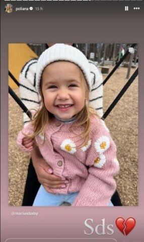 Os stories de Poliana (Reprodução: instagram)