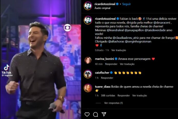 Ricardo Tozzi (Reprodução: Instagram)