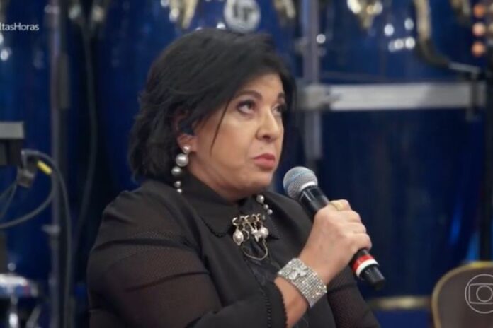 Roberta Miranda Roberta Miranda conversando com Serginho (Reprodução: TV Globo)